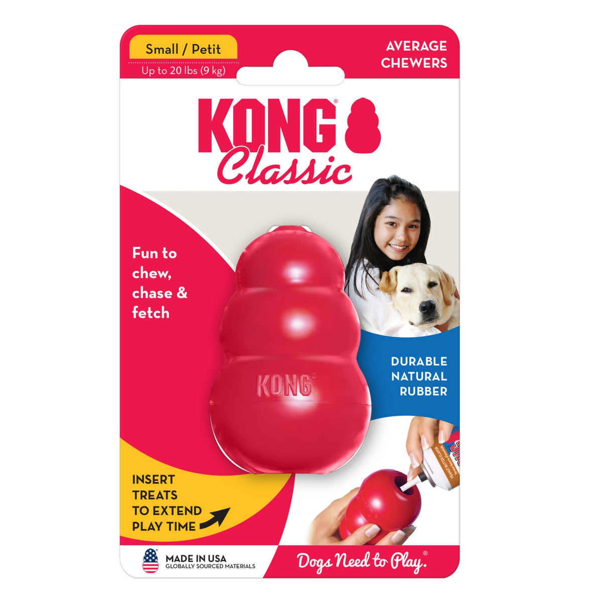 KONG Classic Dog Toy 1ea/SM Pet DropShipper