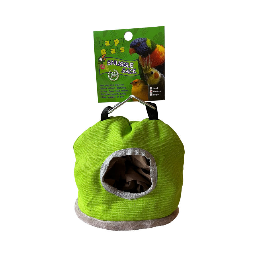 A & E Cages Happy Beaks Snuggle Sack Bird Hut Assorted 1ea/MD ...