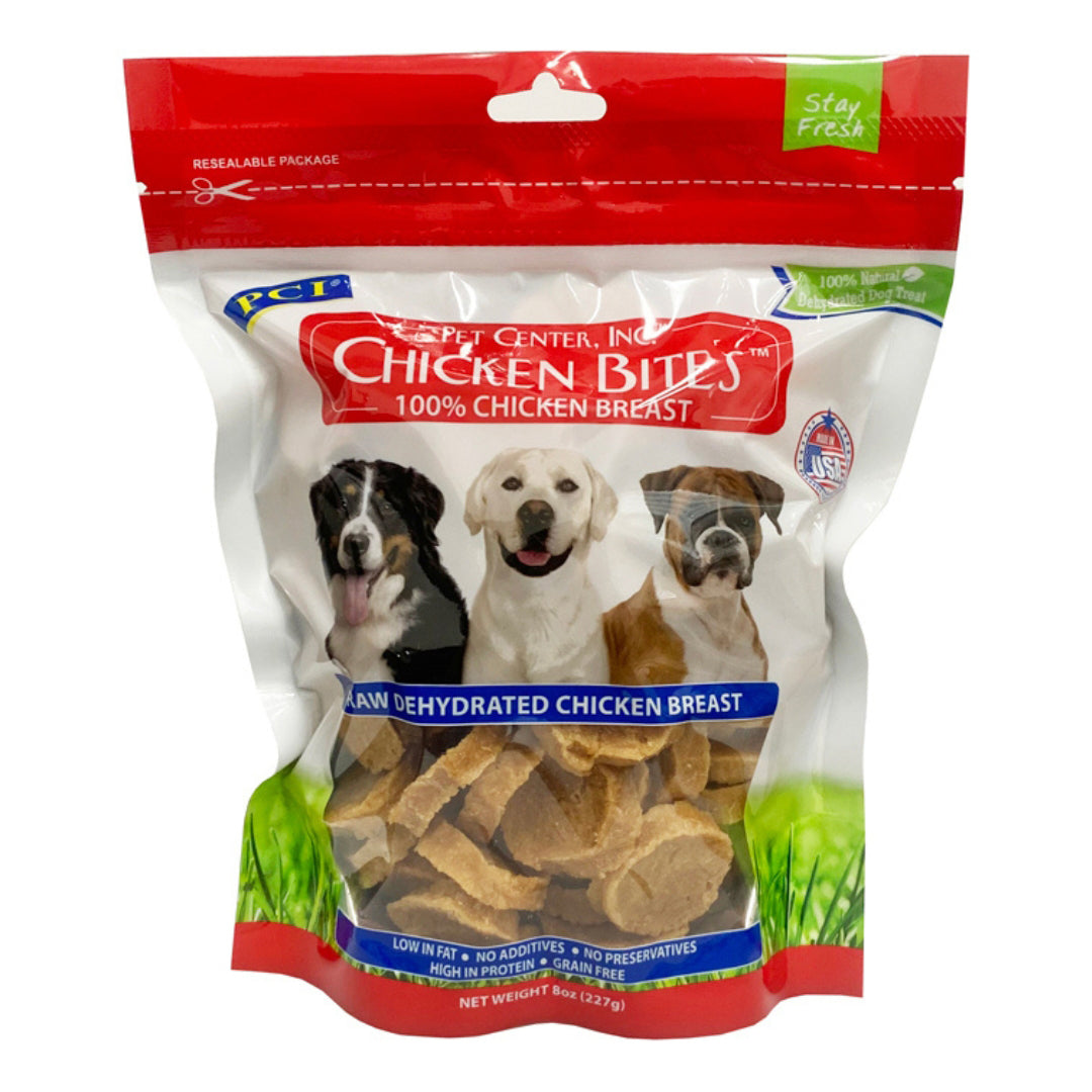 Pci Chicken Nibbles 8oz. Bag 100% Natural Chicken Breast Usa – Pet 