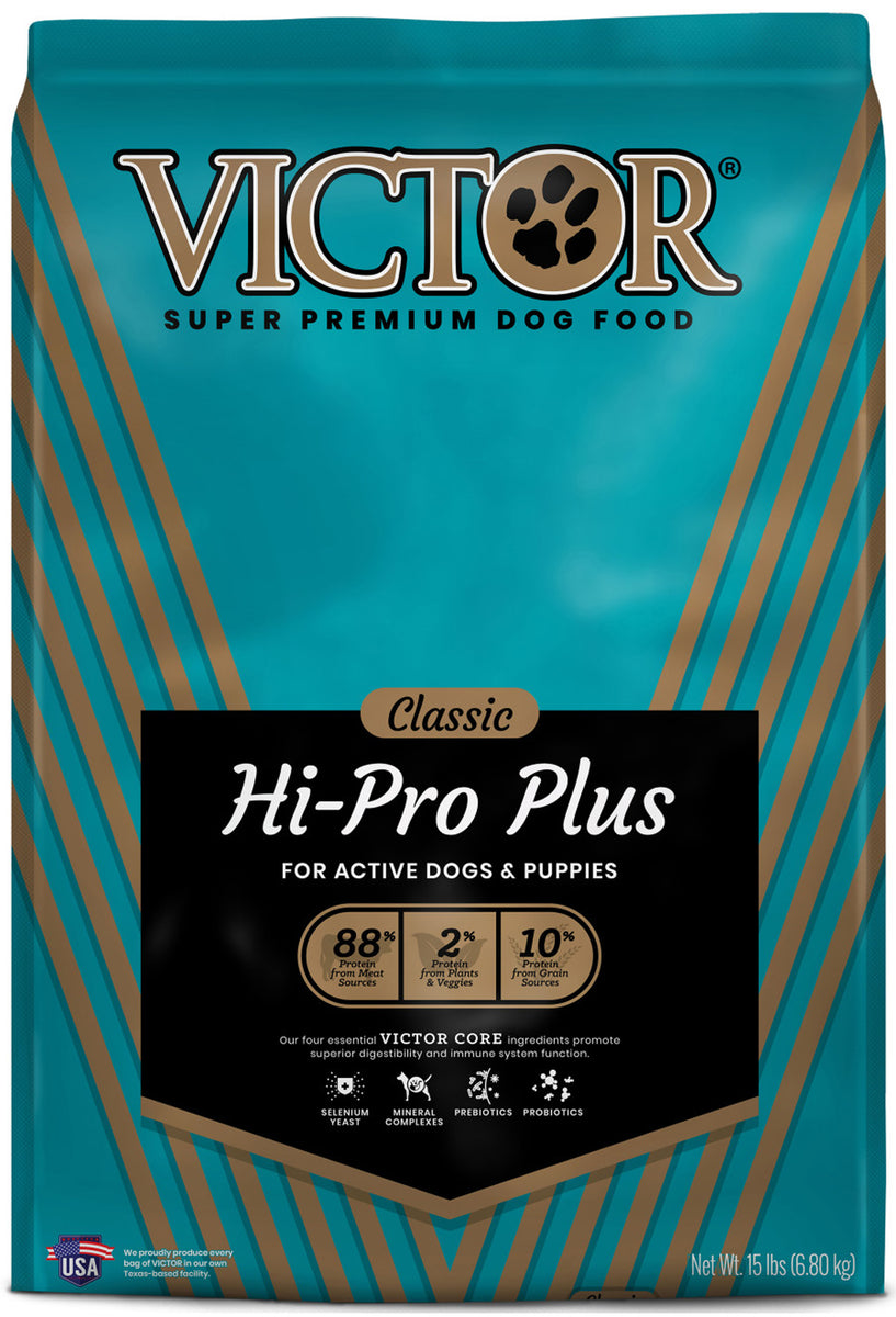 Victor Super Premium Dog Food Classic HiPro Plus Dry Dog Food Beef 1e Pet DropShipper