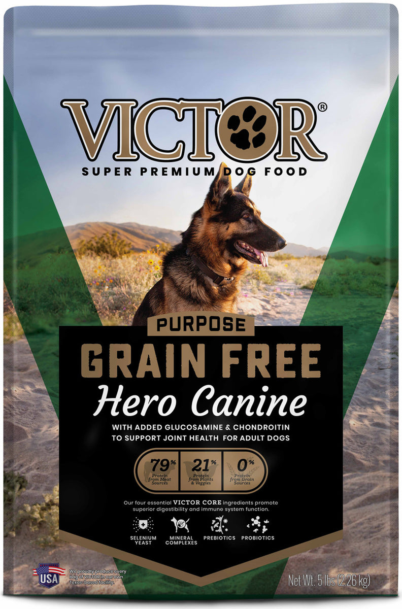Victor Super Premium Dog Food Purpose Grain Free Hero Canine Dry Dog F