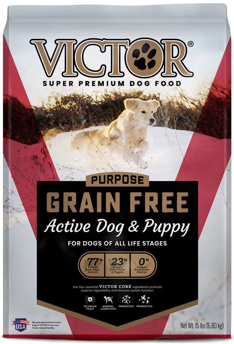 Victor Super Premium Dog Food Purpose Grain Free Active Dog & Puppy Dr