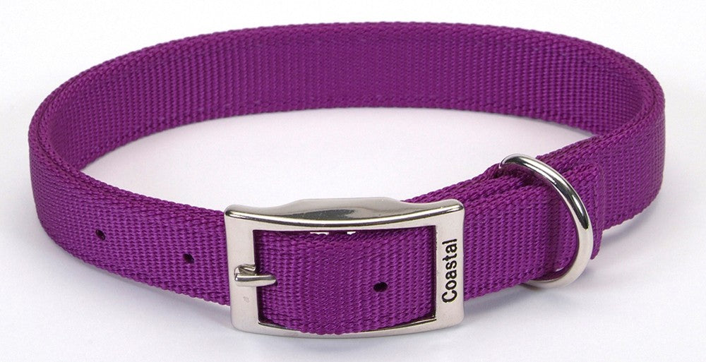 Coastal Double-Ply Nylon Collar Purple 1X24In – Pet DropShipper